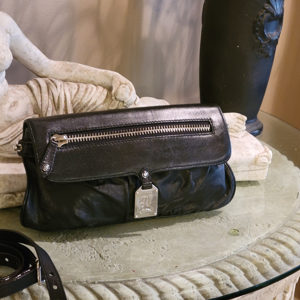 L.A.M.B. by Gwen Stefani Leather Clutch/Crossbody bag. First Edition #426 - Picture 2 of 16